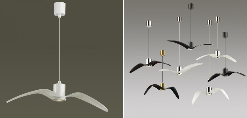 Подвесной светильник Seagull Average белый Подвесной светильник Seagull Average белый - Loft-Concept в Грозном