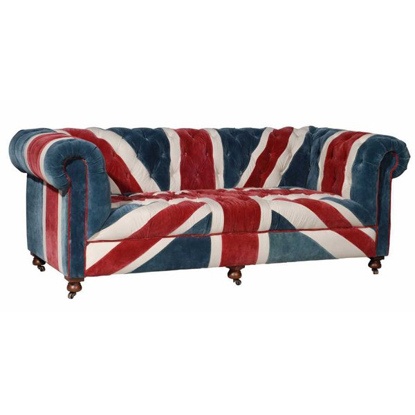 William Sofa Union Jack Velvet Andrew Martin Мульти William Sofa Union Jack Velvet Andrew Martin Мульти в Грозном | Loft Concept