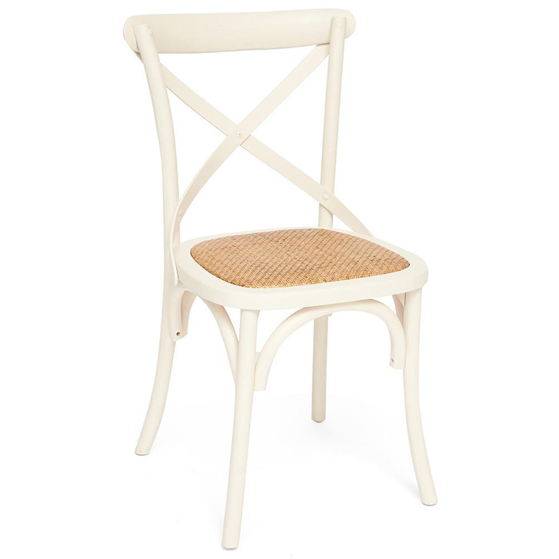 Стул Chaise Provence en Bois blanc белый Белый Бежевый в Грозном | Loft Concept 