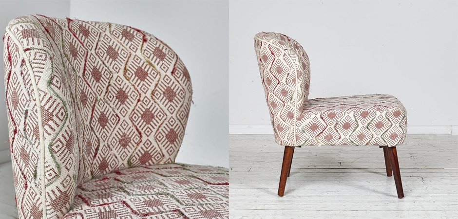 Кресло с розовым орнаментом KELIM Pattern Кресло с розовым орнаментом KELIM Pattern - Loft-Concept в Грозном