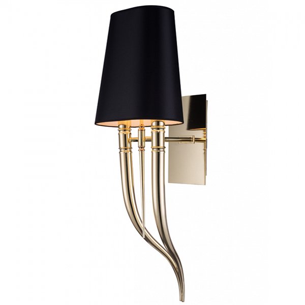 Бра Crystal Light Brunilde Ipe Cavalli Gold Золотой Черный Белый Бра Crystal Light Brunilde Ipe Cavalli Gold Золотой Черный Белый в Грозном | Loft Concept