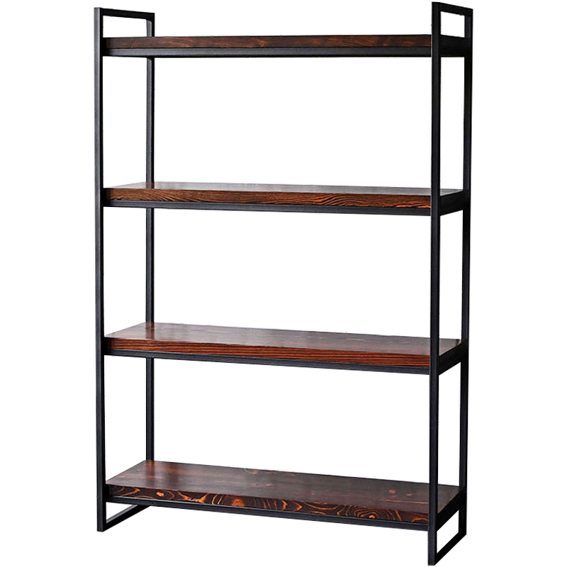 Стеллаж Alton Industrial Metal Rust Rack Черный Коричневый Стеллаж Alton Industrial Metal Rust Rack Черный Коричневый в Грозном | Loft Concept