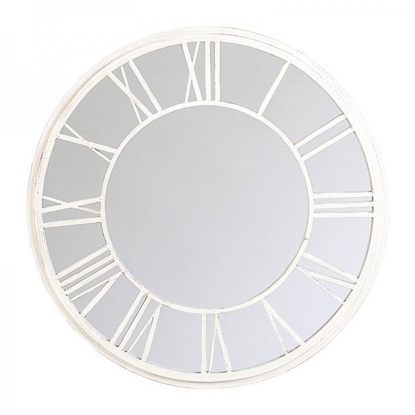 Зеркало настенное Clock White Белый Зеркало настенное Clock White Белый в Грозном | Loft Concept