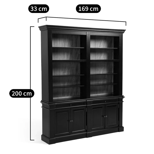 Витрина из массива сосны Sterling Showcase Black Витрина из массива сосны Sterling Showcase Black в Грозном