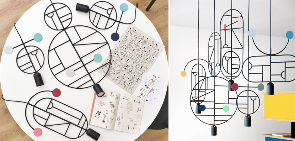 Подвесной Светильник Lines & Dots Home Adventures LD09 Подвесной Светильник Lines & Dots Home Adventures LD09 - Loft-Concept в Грозном