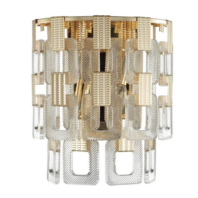 Бра Ribbed Elements Pendant Золотой Прозрачное Стекло Бра Ribbed Elements Pendant Золотой Прозрачное Стекло в Грозном | Loft Concept