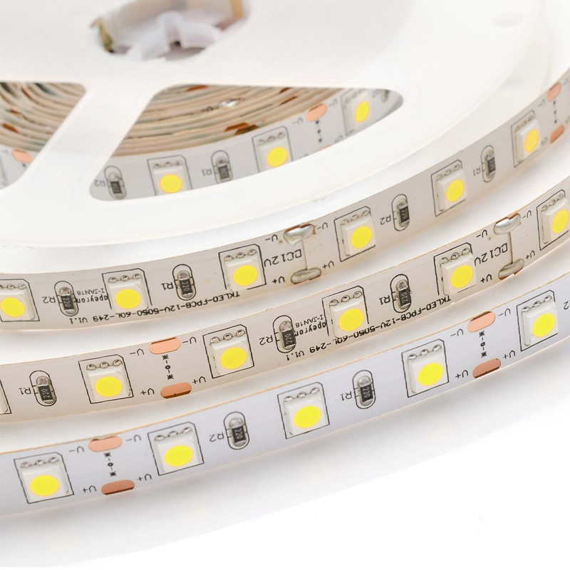 Комплект светодиодной ленты 14,4W/m 60LED/m 5050SMD холодный белый 1M Белый Комплект светодиодной ленты 14,4W/m 60LED/m 5050SMD холодный белый 1M Белый в Грозном | Loft Concept
