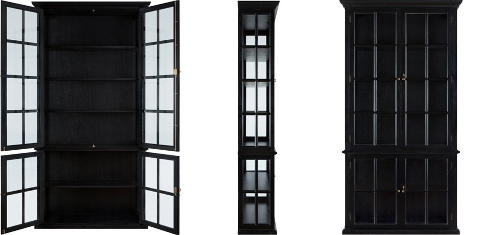 Шкаф-витрина French black Шкаф-витрина French black - Loft-Concept в Грозном