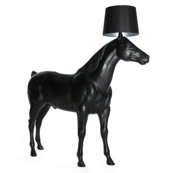 Торшер Moooi Horse Lamp Черный матовый Торшер Moooi Horse Lamp Черный матовый в Грозном | Loft Concept
