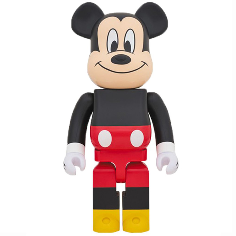 Статуэтка Bearbrick Mickey Mouse Черный Красный Желтый Бежевый в Грозном | Loft Concept 