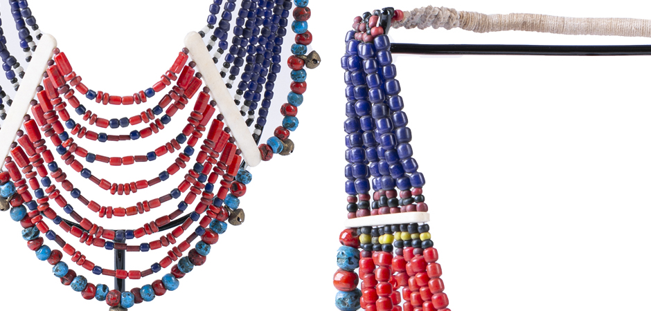 Этническое ожерелье на подставке Line Beads Этническое ожерелье на подставке Line Beads - Loft-Concept в Грозном