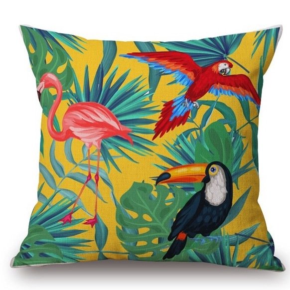 Декоративная подушка Toucans Декоративная подушка Toucans в Грозном | Loft Concept