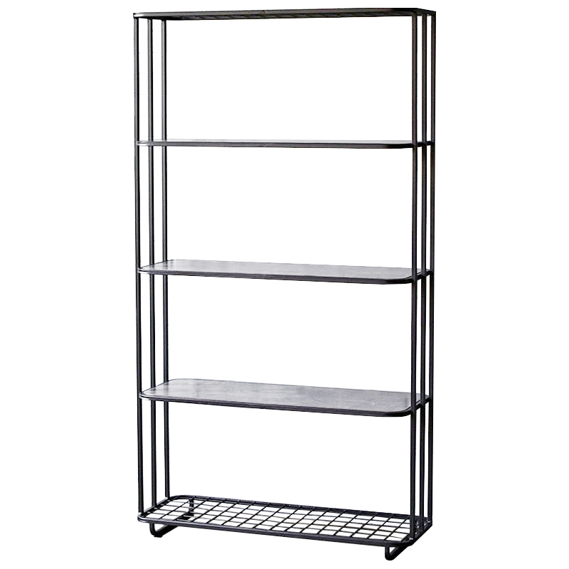 Стеллаж Wynn Industrial Metal Rust Rack Черный Дерево Серый Стеллаж Wynn Industrial Metal Rust Rack Черный Дерево Серый в Грозном | Loft Concept