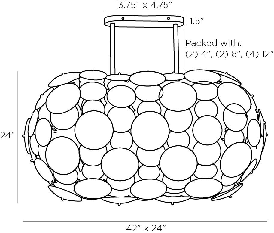 Люстра Arteriors NEBULA CHANDELIER Люстра Arteriors NEBULA CHANDELIER в Грозном