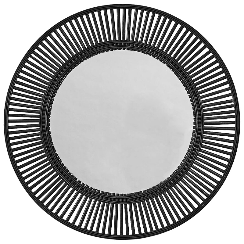 Зеркало Mario Round Mirror Черный Зеркало Mario Round Mirror Черный в Грозном | Loft Concept