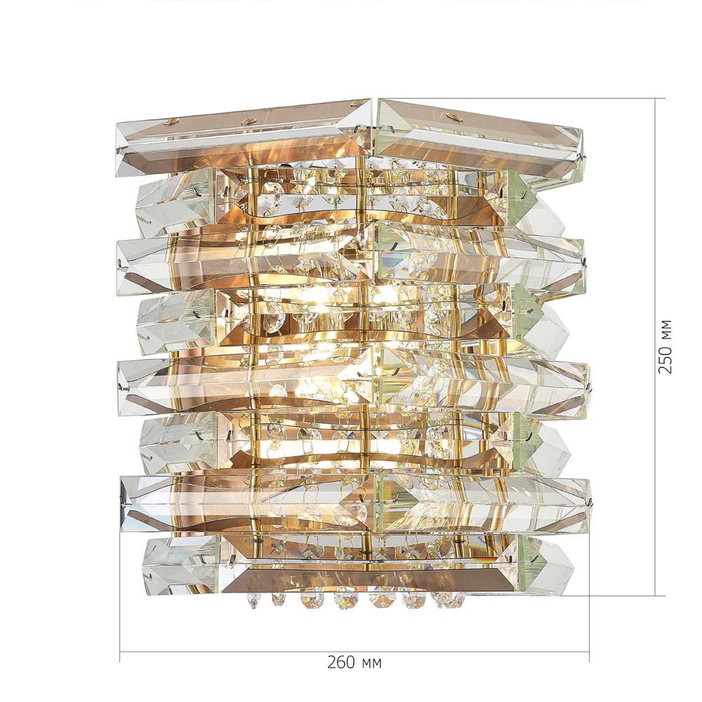 Бра в классическом хрустальном обрамлении Light Garland в Грозном
