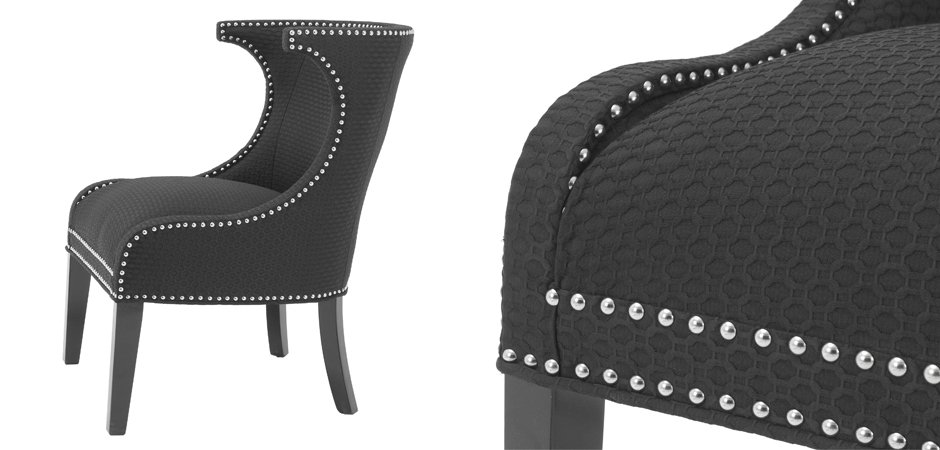 Кресло Eichholtz Chair Elson black Кресло Eichholtz Chair Elson black - Loft-Concept в Грозном