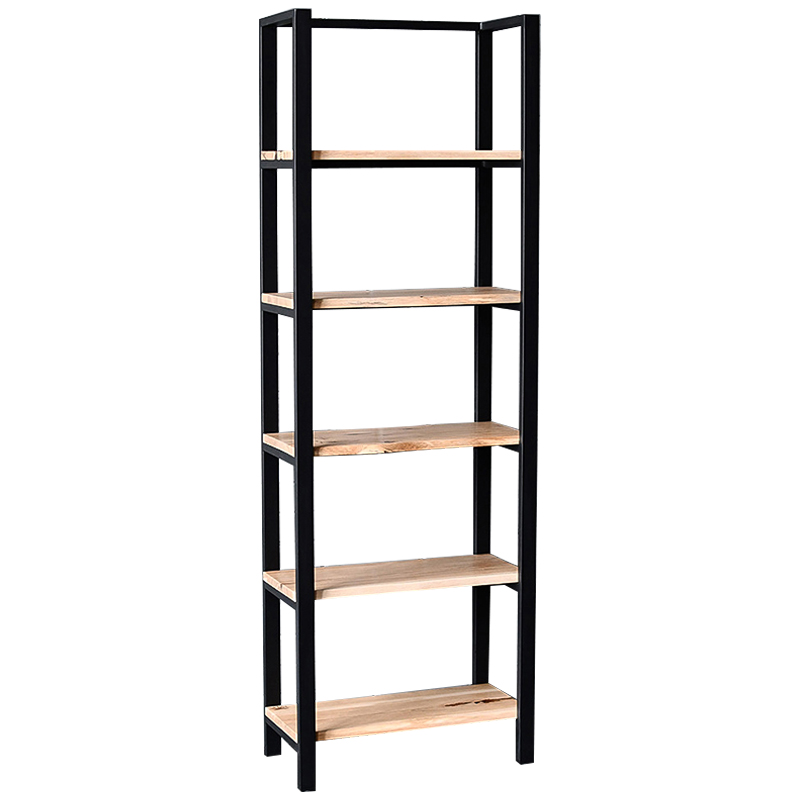 Стеллаж Holt Industrial Metal Rust Rack Древесина Черный Стеллаж Holt Industrial Metal Rust Rack Древесина Черный в Грозном | Loft Concept