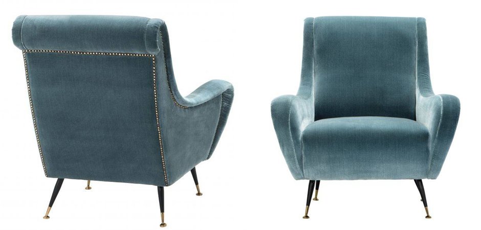 Кресло для гостиной Giardino Chair turquoise бирюзовый вельвет Кресло для гостиной Giardino Chair turquoise бирюзовый вельвет - Loft-Concept в Грозном