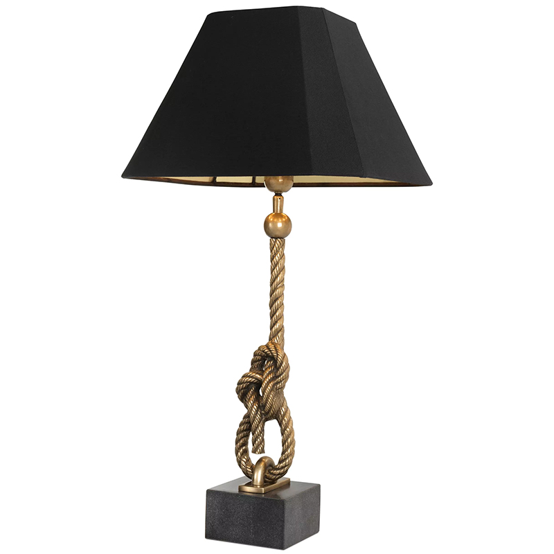 Настольная лампа Eichholtz Table Lamp Miles Черный Винтажная латунь Настольная лампа Eichholtz Table Lamp Miles Черный Винтажная латунь в Грозном | Loft Concept