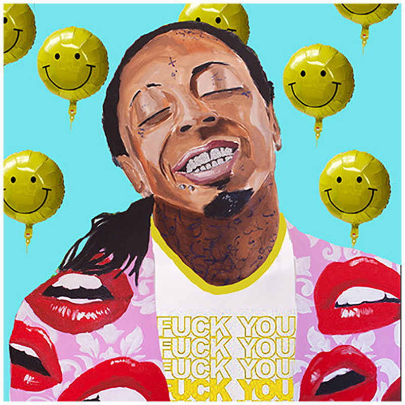 Картина Lil Wayne with Smiling Balloons Мульти Картина Lil Wayne with Smiling Balloons Мульти в Грозном | Loft Concept