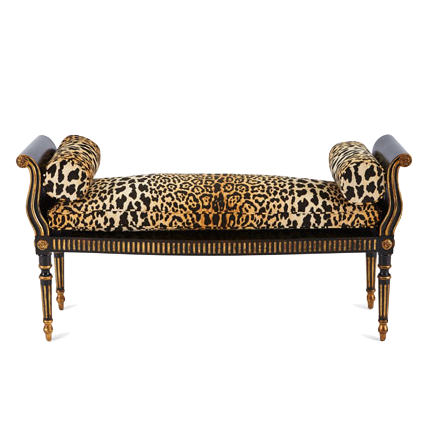 Оттоманка Attina Leopard Bench Мульти Оттоманка Attina Leopard Bench Мульти в Грозном | Loft Concept