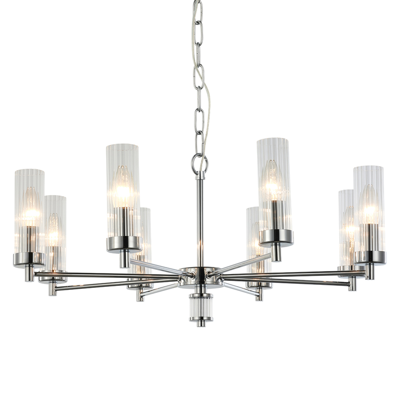 Люстра Jeanette Chandelier Chromium 66 Хром Прозрачный Люстра Jeanette Chandelier Chromium 66 Хром Прозрачный в Грозном | Loft Concept