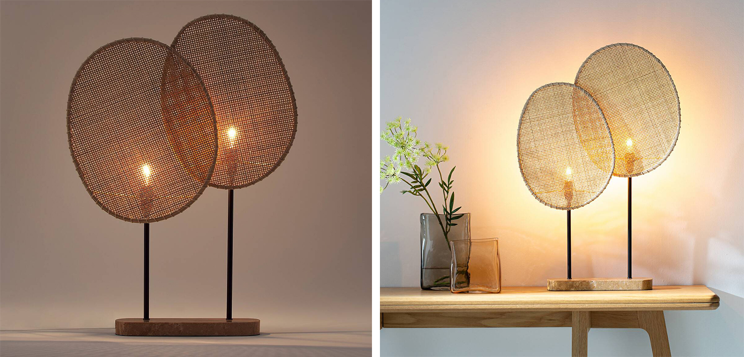 Настольная лампа Wicker Leaves Table lamp - фото