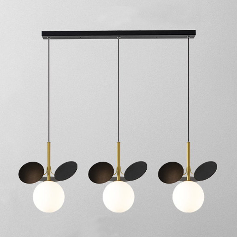 Люстра MATISSE Pendant Triple black Золотой Белый Черный Люстра MATISSE Pendant Triple black Золотой Белый Черный в Грозном | Loft Concept