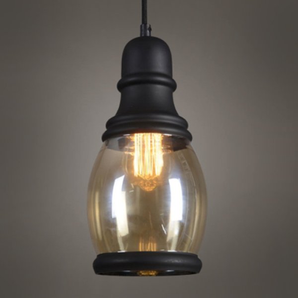 Подвесной светильник Loft Smoke Glass Pendant #3 Черный Подвесной светильник Loft Smoke Glass Pendant #3 Черный в Грозном | Loft Concept