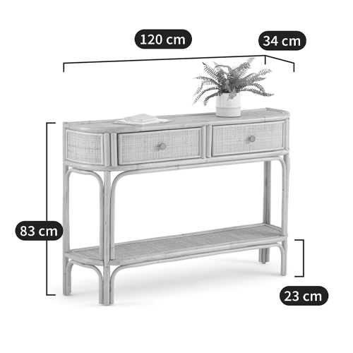 Консоль из плетеного ротанга с ящиками Armelle Rattan Console Консоль из плетеного ротанга с ящиками Armelle Rattan Console в Грозном