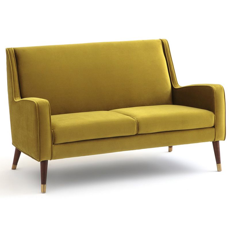 Диван Classic Furniture горчичный Горчичный Латунь Диван Classic Furniture горчичный Горчичный Латунь в Грозном | Loft Concept