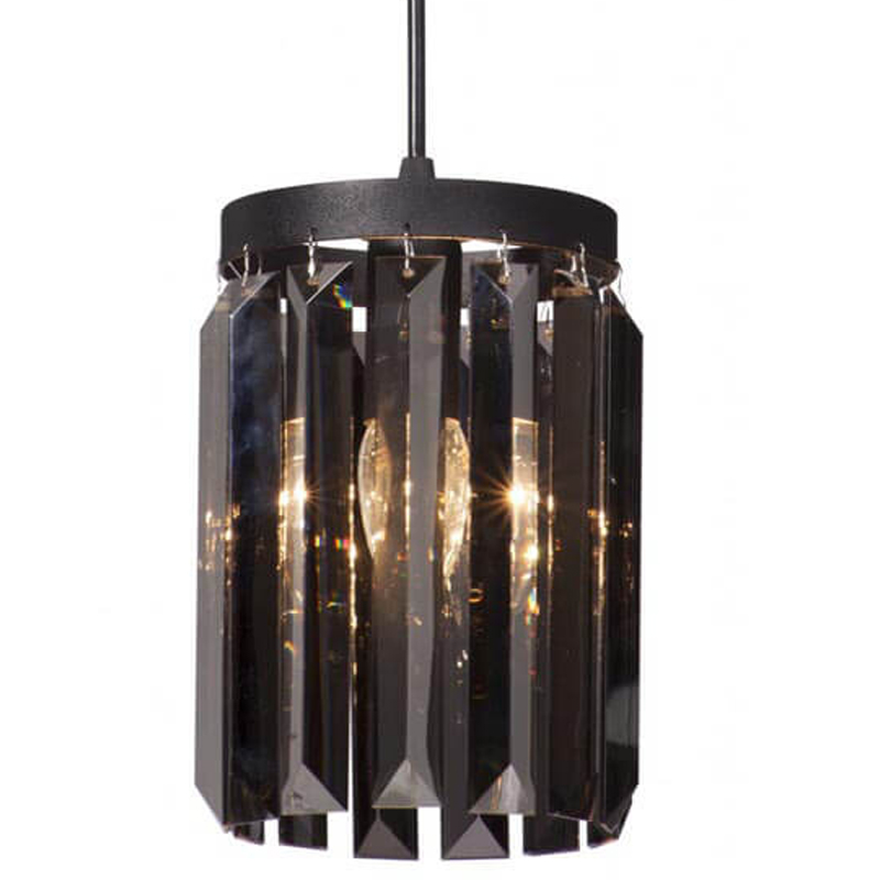 Светильник ODEON Smok Glass  Pendant lamp Стекло Смок D 12 Черный матовый в Грозном | Loft Concept 