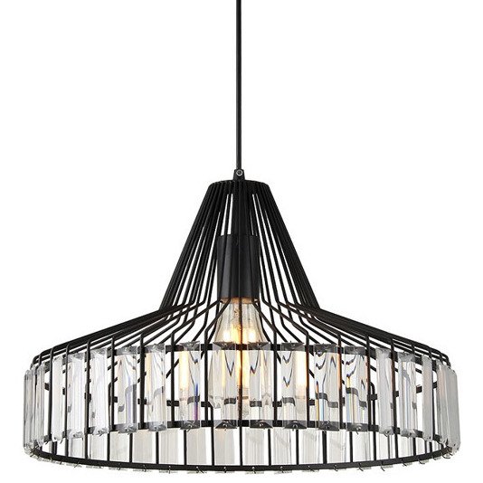 Подвесной светильник Glass Plate Pendant Sertop Черный Подвесной светильник Glass Plate Pendant Sertop Черный в Грозном | Loft Concept