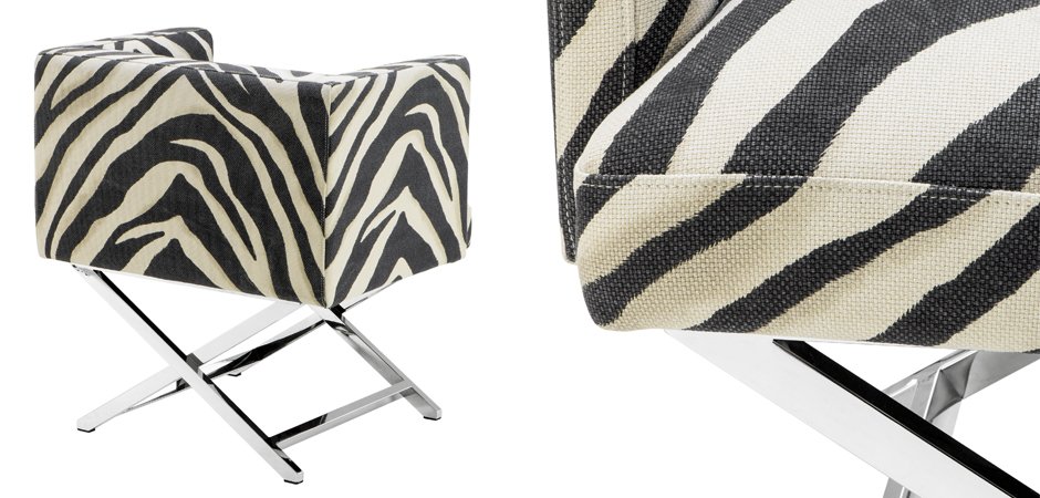 Кресло Eichholtz Chair Dawson Zebra Кресло Eichholtz Chair Dawson Zebra - Loft-Concept в Грозном