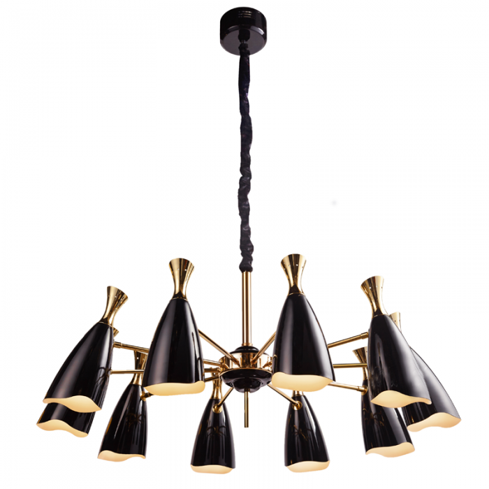 Люстра Delightfull Duke Chandelier Черный Люстра Delightfull Duke Chandelier Черный в Грозном | Loft Concept