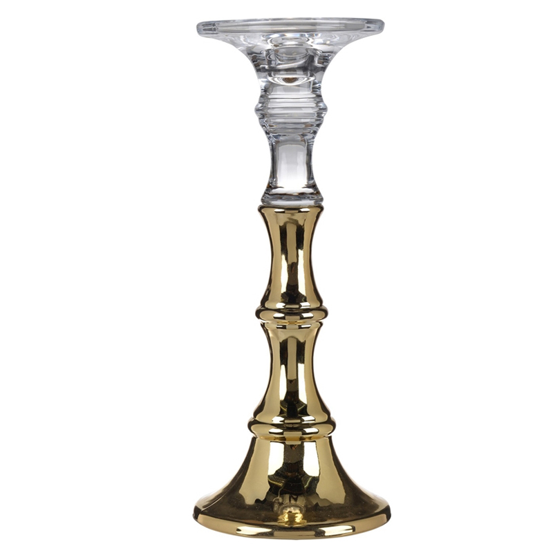 Подсвечник Eugenie Candlestick 30 Глянцевое золото Подсвечник Eugenie Candlestick 30 Глянцевое золото в Грозном | Loft Concept