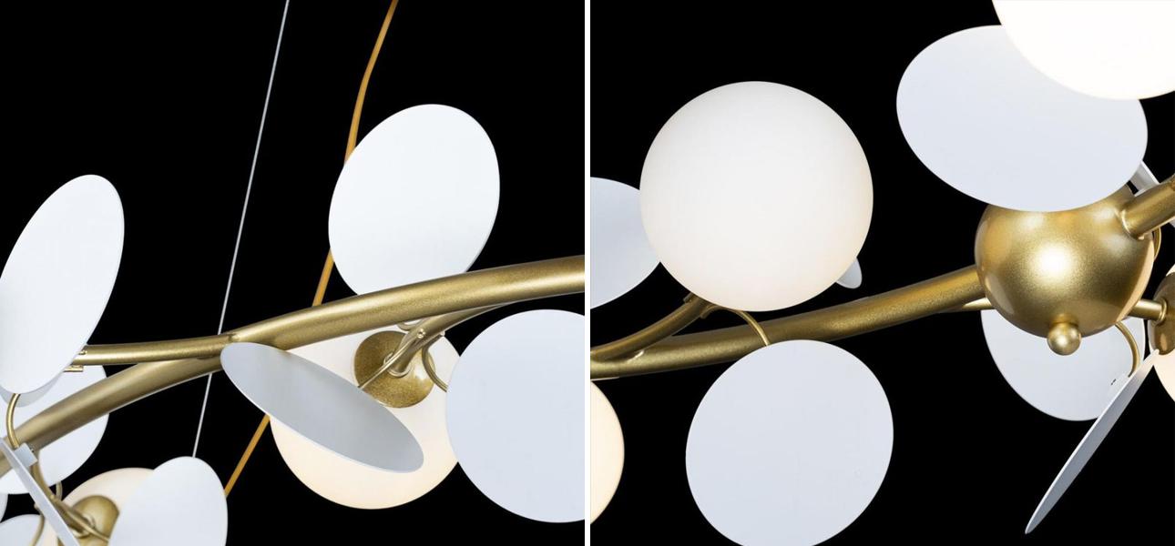 Люстра MATISSE Chandelier White диаметр 130 - фото