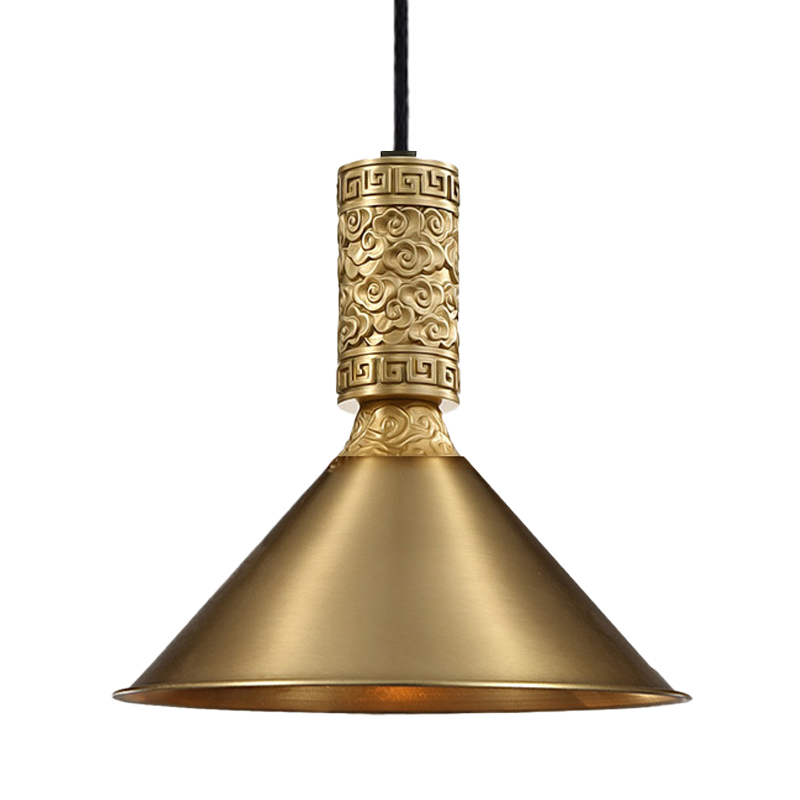 Подвесной светильник Yun Metal Lamp Латунь Подвесной светильник Yun Metal Lamp Латунь в Грозном | Loft Concept