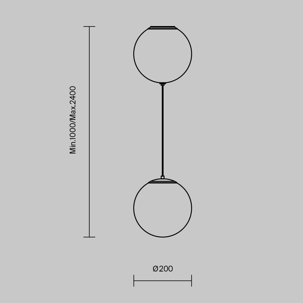 Подвесной светильник Twins 20Вт 3000К в Грозном