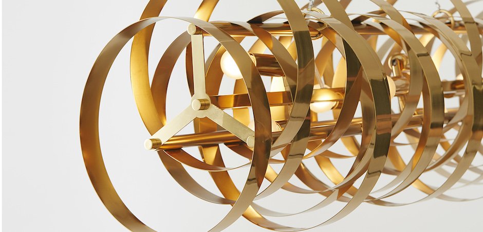 Люстра Brass Belts Chandelier Люстра Brass Belts Chandelier - Loft-Concept в Грозном