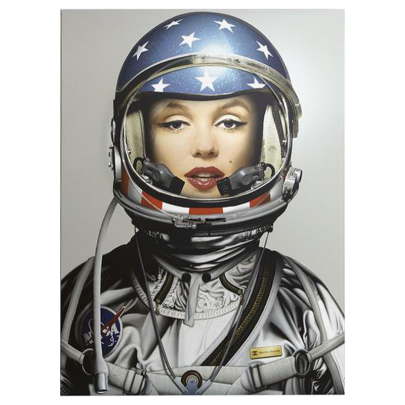 Неоновый постер Мерлин Монро в Скафандре Space Girl Marilyn Мульти Неоновый постер Мерлин Монро в Скафандре Space Girl Marilyn Мульти в Грозном | Loft Concept