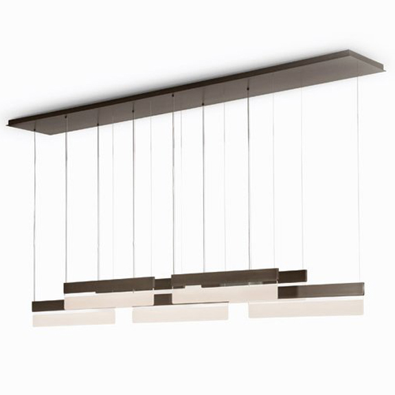 Люстра Holly Hunt EDGE CHANDELIER 7 Коричневый Белый Люстра Holly Hunt EDGE CHANDELIER 7 Коричневый Белый в Грозном | Loft Concept