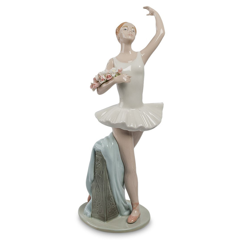 Статуэтка фарфоровая Прима-балерина Charming Statuette Белый Розовый Серо-голубой Бежевый Серый Статуэтка фарфоровая Прима-балерина Charming Statuette Белый Розовый Серо-голубой Бежевый Серый в Грозном | Loft Concept