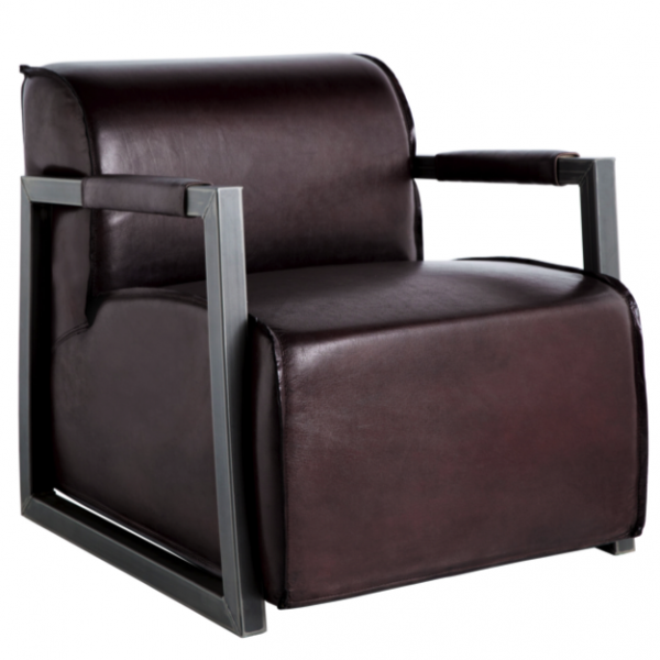 Кресло Leather Tank Коричневый Кресло Leather Tank Коричневый в Грозном | Loft Concept