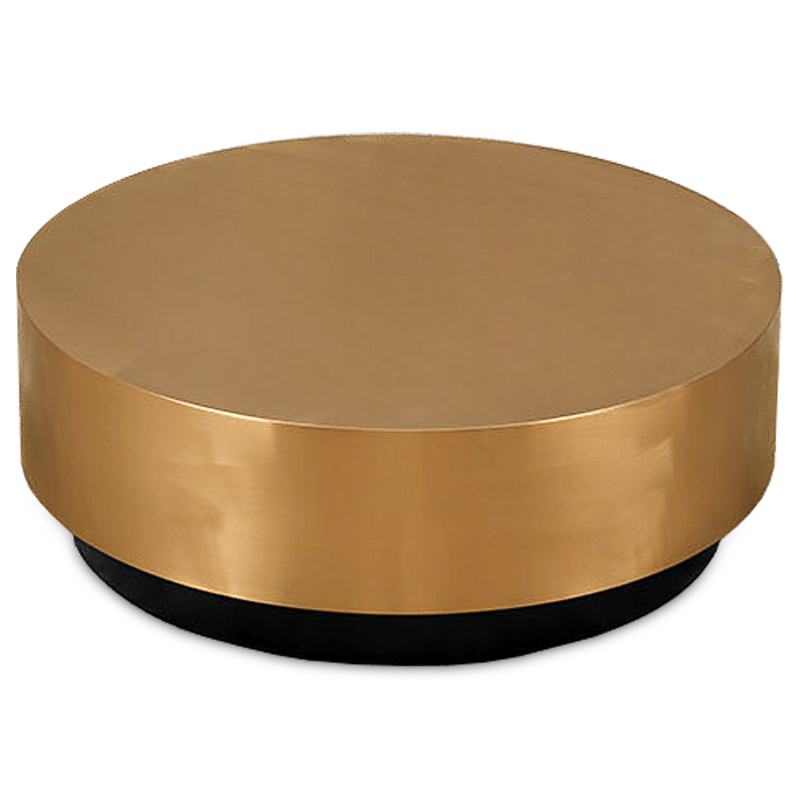Кофейный столик Gold Washer Coffee Table Золотой Черный в Грозном | Loft Concept 