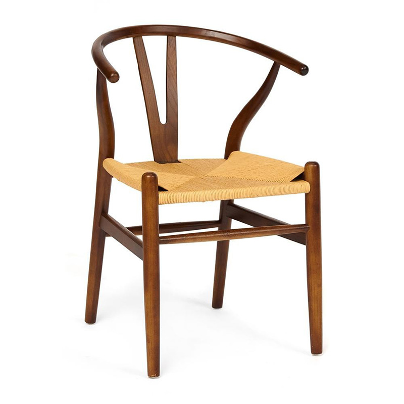 Стул Scandinavian Hand Weaving Elm ручное плетение Орех Бежевый Стул Scandinavian Hand Weaving Elm ручное плетение Орех Бежевый в Грозном | Loft Concept