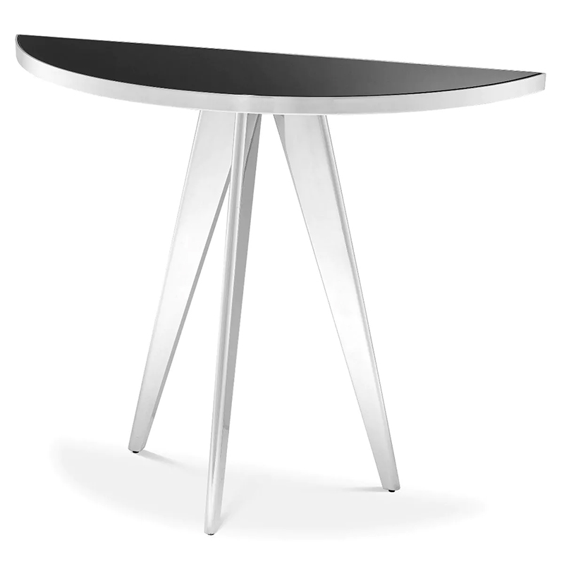 Консоль Eichholtz Console Table Aston Черный Хром Консоль Eichholtz Console Table Aston Черный Хром в Грозном | Loft Concept