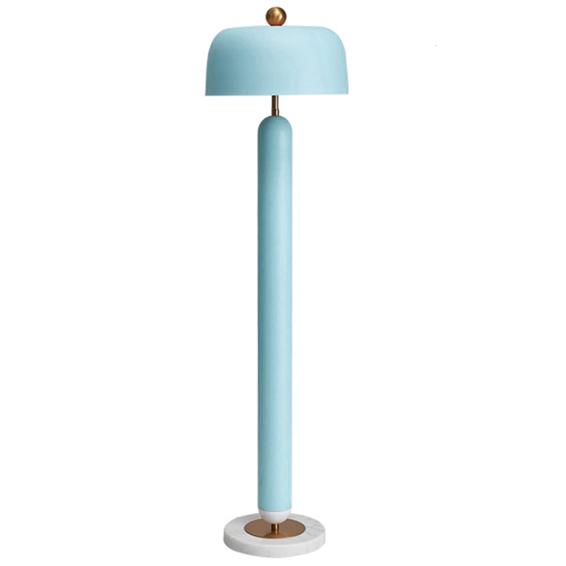 Meet blue Floor lamp Голубой Латунь Meet blue Floor lamp Голубой Латунь в Грозном | Loft Concept
