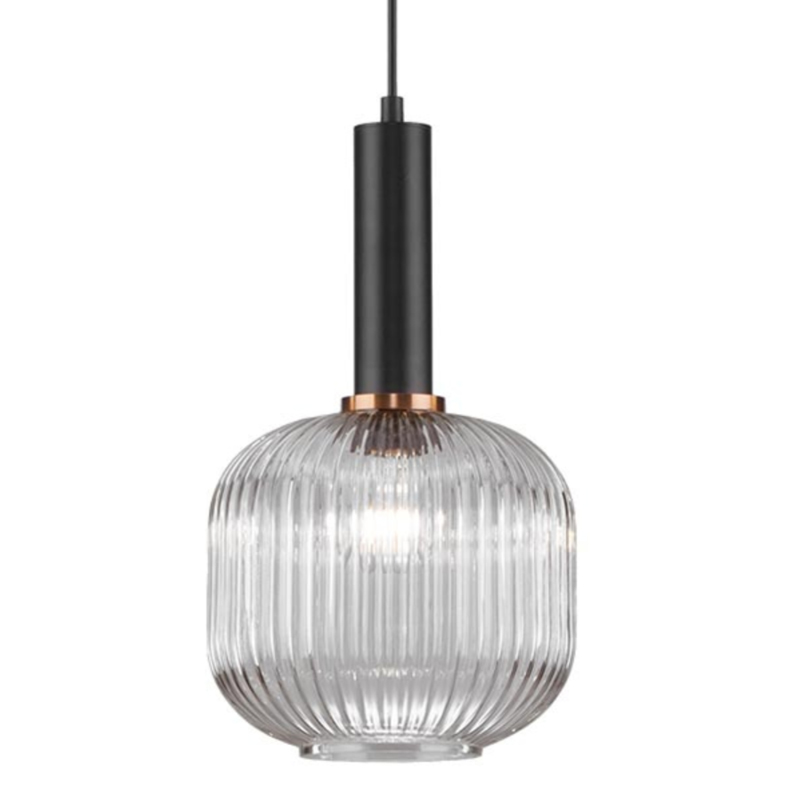 Светильник Ferm Living chinese lantern Сlear III Прозрачное Стекло Черный Светильник Ferm Living chinese lantern Сlear III Прозрачное Стекло Черный в Грозном | Loft Concept